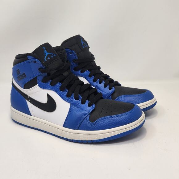 Nike Jordan 1 Retro High Rare Air Sneakers Men Size 9.5 Soar Blue Black White main image 6